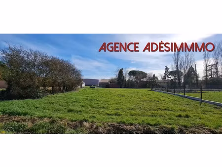 vente terrain 1007 m² à saint-sulpice-sur-lèze (31410)  76 500 €