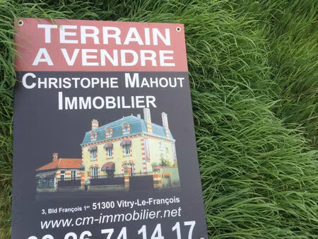 vente terrain 790 m² cloyes-sur-marne (51300)