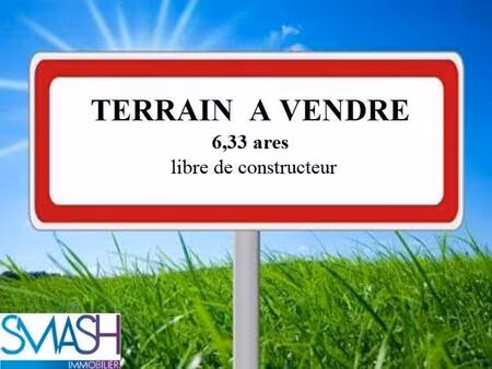 vente terrain 633 m² hésingue (68220)