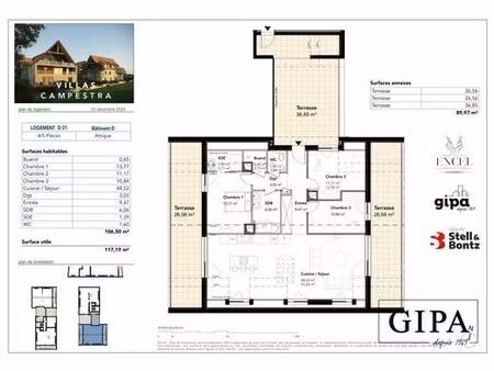 appartement de 4 pièces de luxe en vente à breuschwickersheim  france