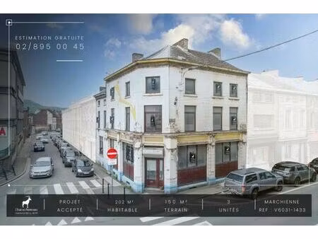 maison de rapport a marchienne-au-pont a vendre