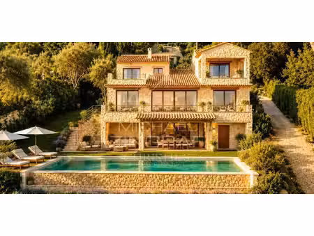 villa avec piscine en bord de mer saint paul de vence (06)