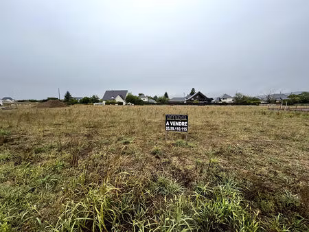 vente terrain 1027m2 bordères 64800 - 57404 € - surface privée