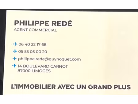 beau terrain a bâtir bellac   secteur residentiel  pres commerce