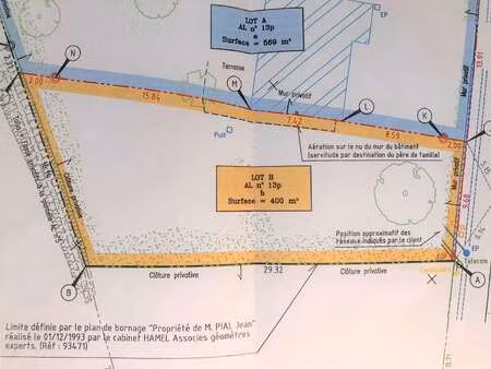 vente terrain à thorigné-fouillard (35235) : à vendre / 240m² thorigné-fouillard