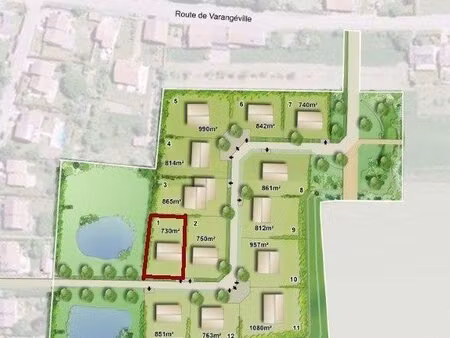 en vente terrain constructible 730 ares – 142 300 € |lenoncourt