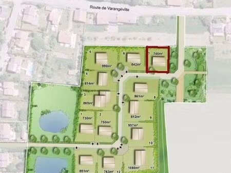 en vente terrain constructible 740 ares – 144 300 € |lenoncourt