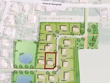 en vente terrain constructible 750 ares – 146 250 € |lenoncourt