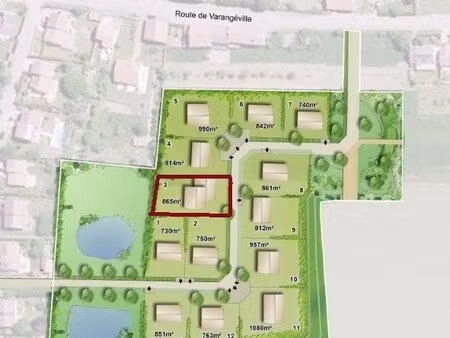 en vente terrain constructible 865 ares – 168 675 € |lenoncourt