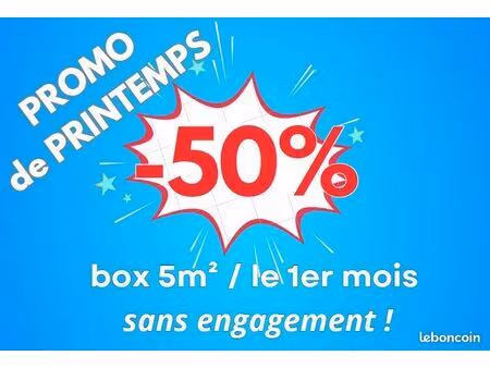 promo - box à challans - boxs de stockage  garde meuble  parking