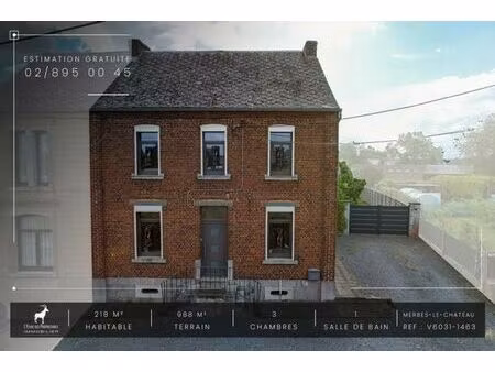 superbe maison 3 chambres avec jardin