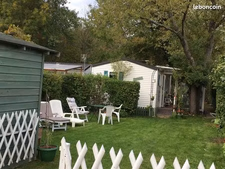 vend terrain + mobil-home saint illiers la ville 78980