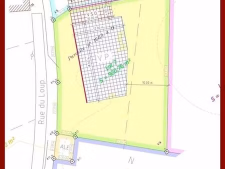 terrain à bâtir 920 m² (lotissement)