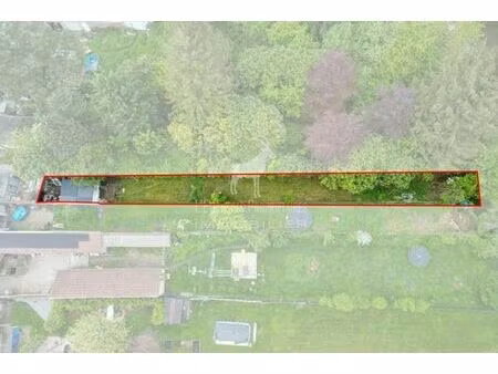 grand terrain à bâtir avec garage à montignies-sur-sambre