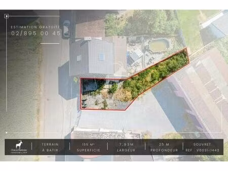 beau et grand terrain à bâtir à souvret