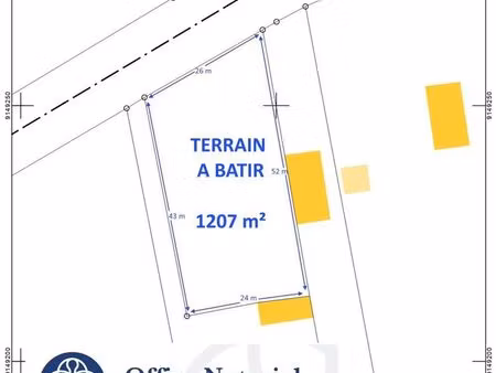 terrain 1207 m² le thour