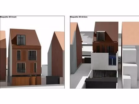 terrain avec projet habitation unifamiliale