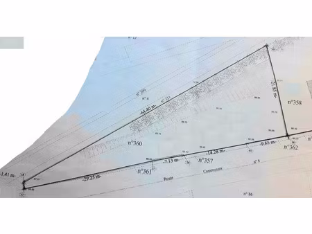vente terrain 690 m² à soyaux (16800)  30 000 €