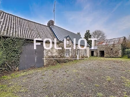 maison gratot 3 pièce(s) 50 m2 a vendre 50200 plain pied terrain proche mer