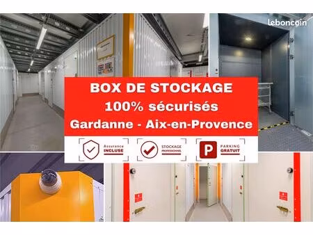 box à louer - garde meuble / aix-en-provence - gardanne / 3 m²