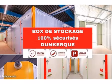 box à louer - garde meuble / dunkerque / 1 m²