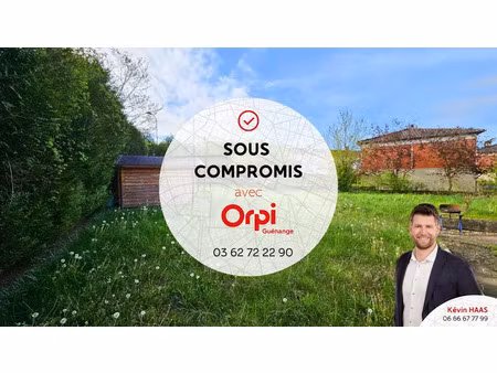 vente terrain 350 m² à guénange (57310)  87 000 €