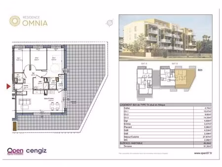 en vente appartement 83 35 m² – 440 000 € |thionville