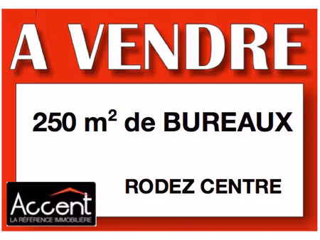 vente bureau 250 m² rodez (12000)