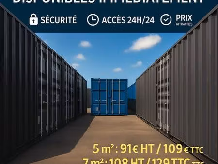 location [garde-meuble / box /containers /garage / local de stockage] aigues mortes