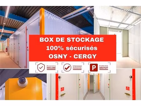 box à louer - garde meuble / osny - cergy / 4 m²