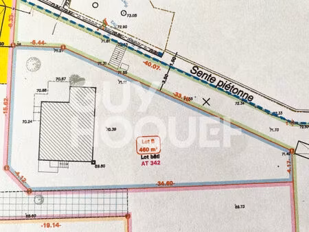 terrain breuillet 460 m2