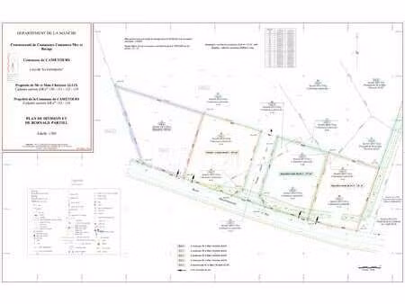 vente terrain à cametours (50570) : à vendre / cametours