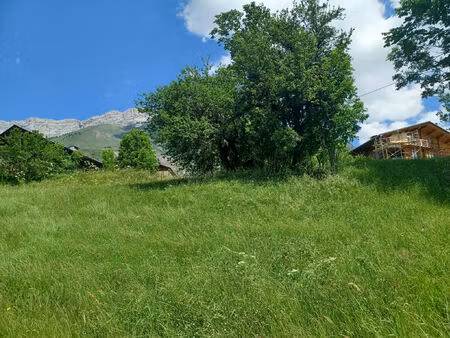 vente terrain 558 m² la giettaz (73590)