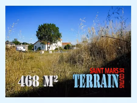 vente terrain 468 m² à saint-mars-de-coutais (44680)  122 000 €