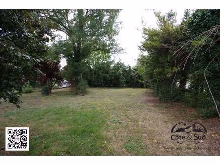 vente terrain 418 m² landrais (17290)