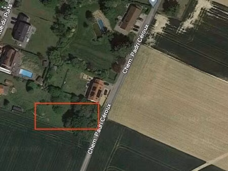 terrain bordure de champs - ceroux mousty/ottignies