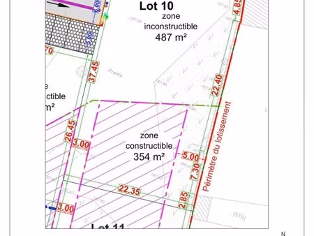 en vente terrain constructible 8 16 ares – 129 000 € |pagny-sur-moselle