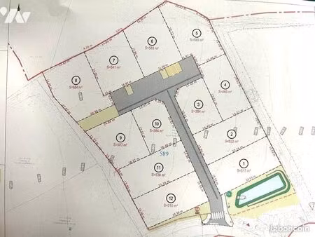 terrain 384 m² st sauveur le vicomte