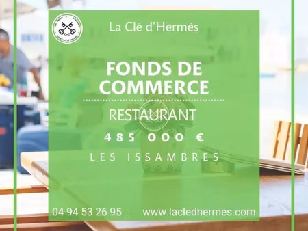 les issambres - fonds de commerce - restauration
