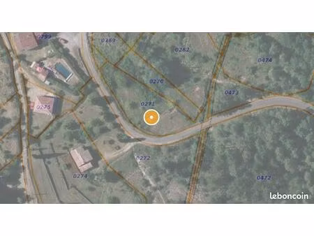 terrain 1 140 m² chambonas