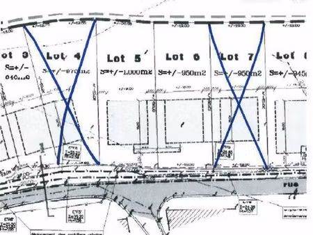 beaux terrains à bâtir à lantremange