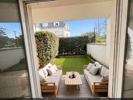 exclusivite appartement 3 pieces avec jardin