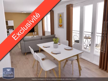 appartement à vendre 3 pièces 70.89 m² - descartes (37) - 23 000€