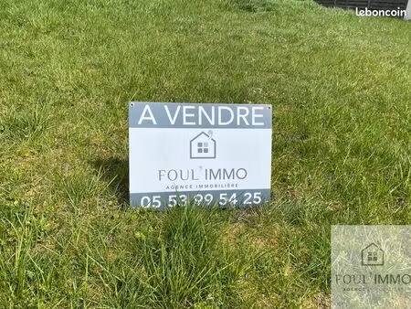 terrain 631 m² foulayronnes