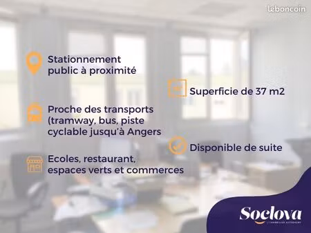 bureaux 37 m²