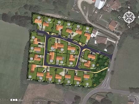 vente terrain 477 m² à seyresse (40180)  68 500 €
