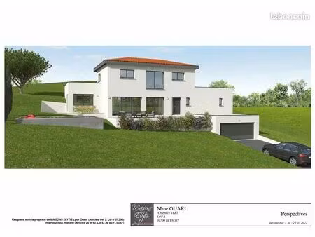 rare – très grand terrain viabilisé de 2752 m² vendu avec un permis de construire accepté