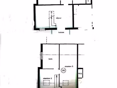 appartement 4 pieces + garage