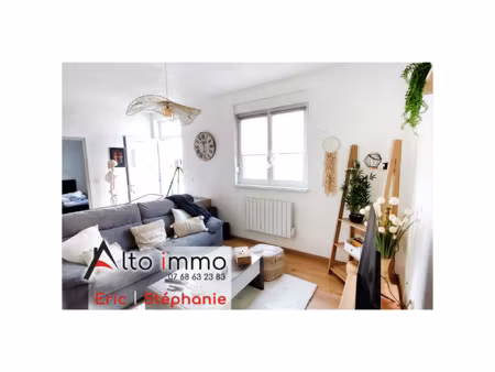 appartement f2 vendu loué en rez-de-chaussée de 35 99m2 hab.