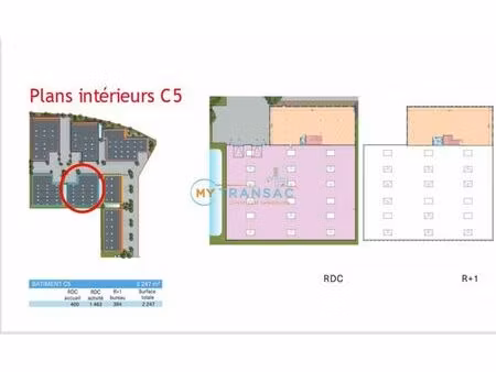 vente local industriel 1980 m² montereau-sur-le-jard (77950)